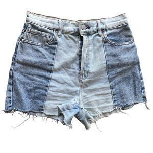 MOM short pacsun high rise icon short size 29 light blue PacSun Piece Size 29.